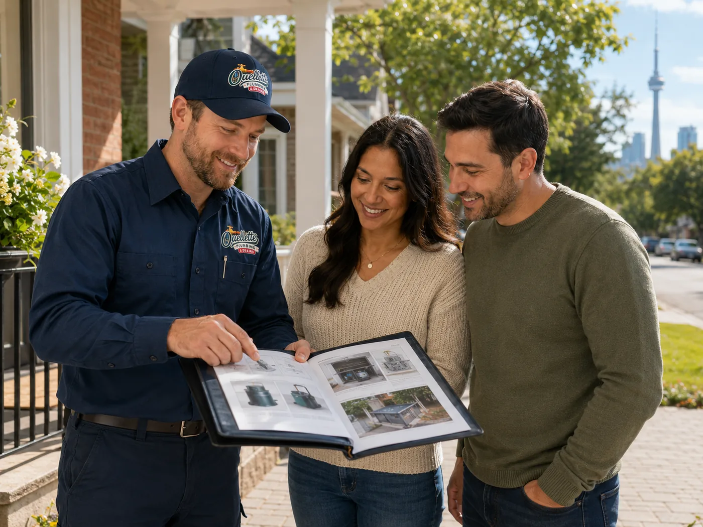 Doorstep consultation with homeowners